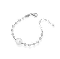 Bracciale Lelune Donna LELUNE GLAMOUR in Argento Perla LGBR394 - LGBR394